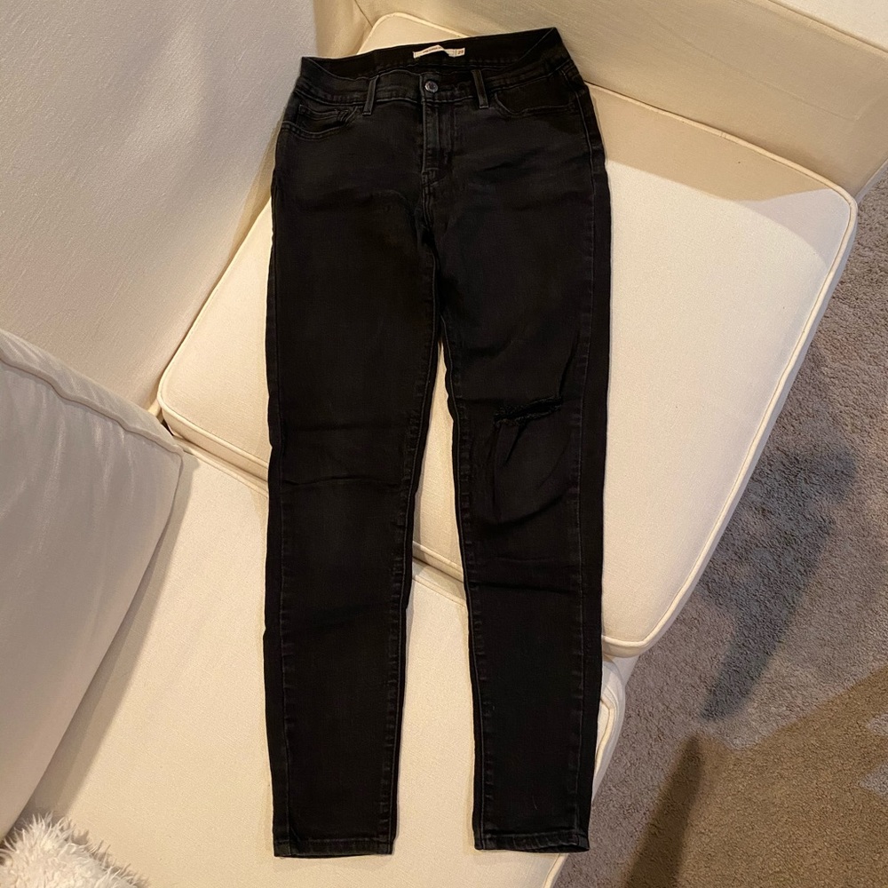 Levi’s Black Super Skinny Jeans